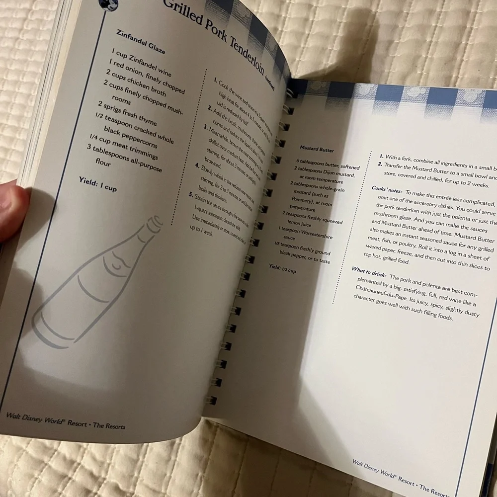 Disney Mickey and Chefs Cookbook - Blue‎ and White
